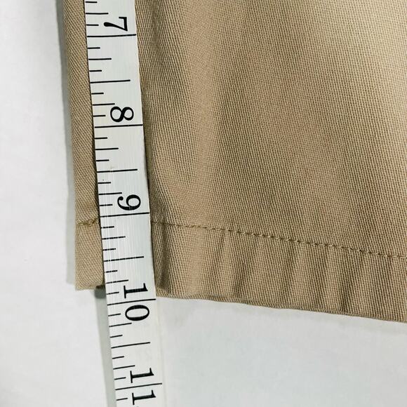 Classroom Girls Uniform Shorts Khaki Brown Style 5222 Adjustable Waist Size 12 - Picture 8 of 9